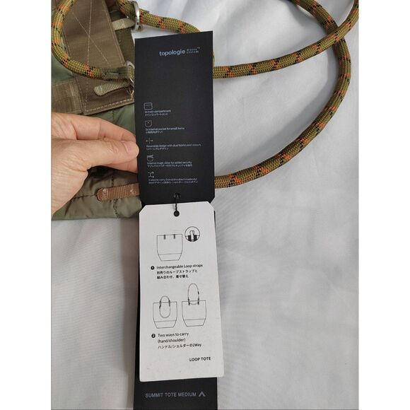 Pre-owned Topologie Unisex Tote Bag Crossbody Pack Travel Gym Small - Picture 3 of 6